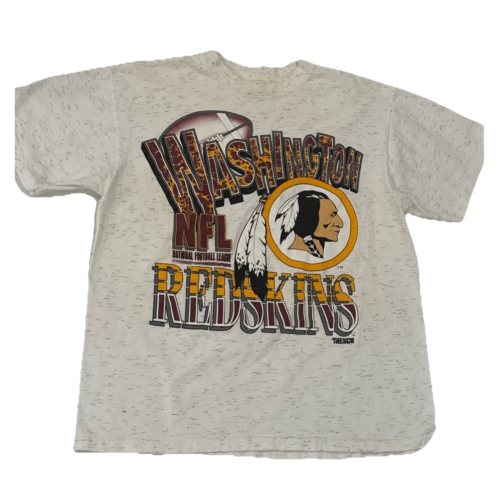 Vintage Washington Redskins T Shirt L Commanders Trench Ultra 90s USA